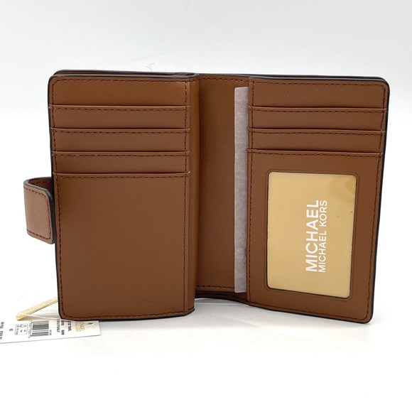 Michael Kors Medium Zip Corner Wallet Brown - Picture 5 of 7